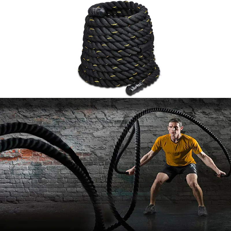 Battle Rope Heavy - 9M Фитнес-веревка для силовых тренировок с