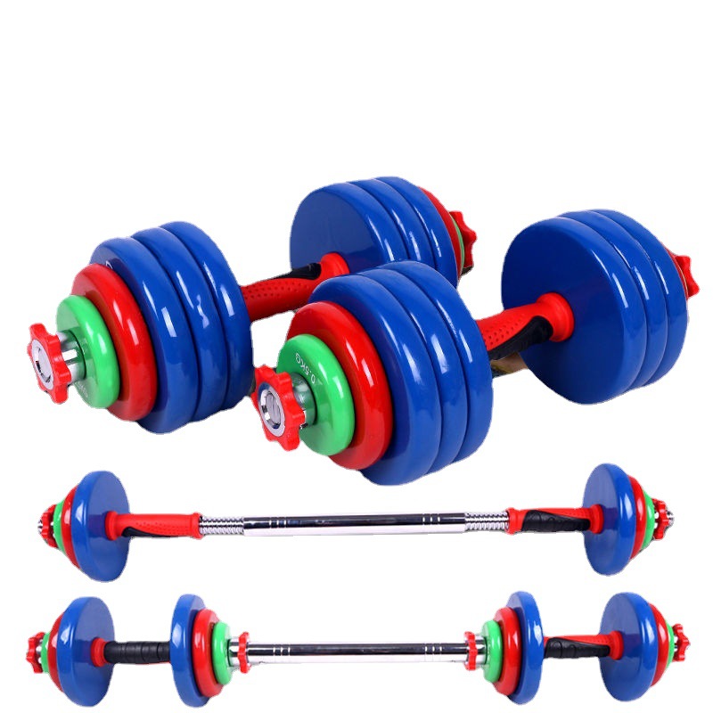 Home Gym Equipment Set - Цветные гантели из ПВХ, набор с