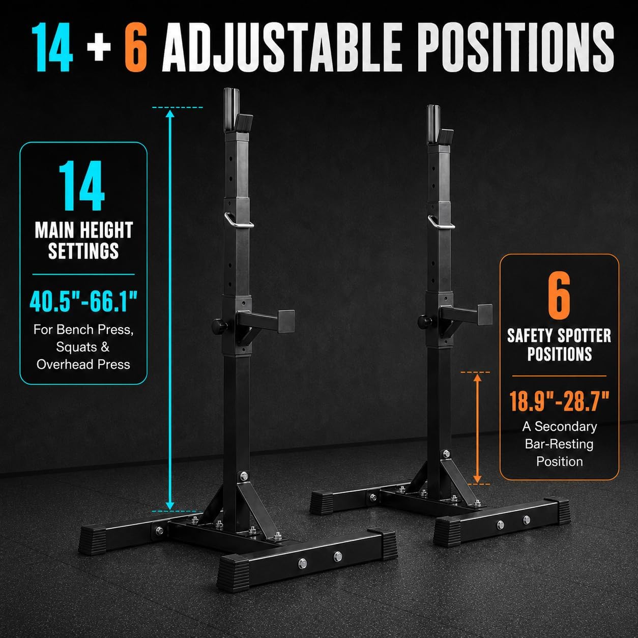 Регулируемые стойки для присед – обзор и цена Home Gym Portable